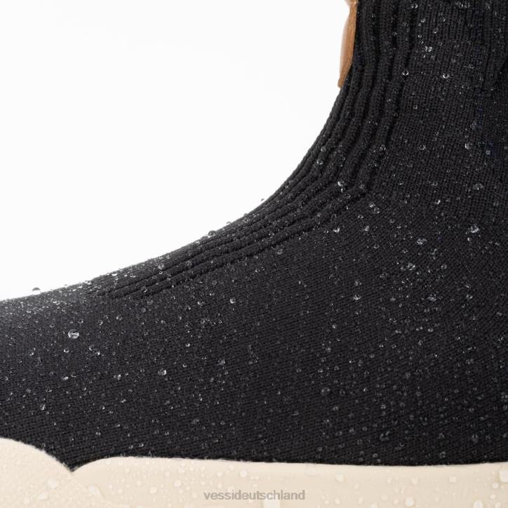 Asphaltschwarz auf gebrochenem Weiß Vessi Weekend Chelsea – Asphaltschwarz auf gebrochenem Weiß B4JF253