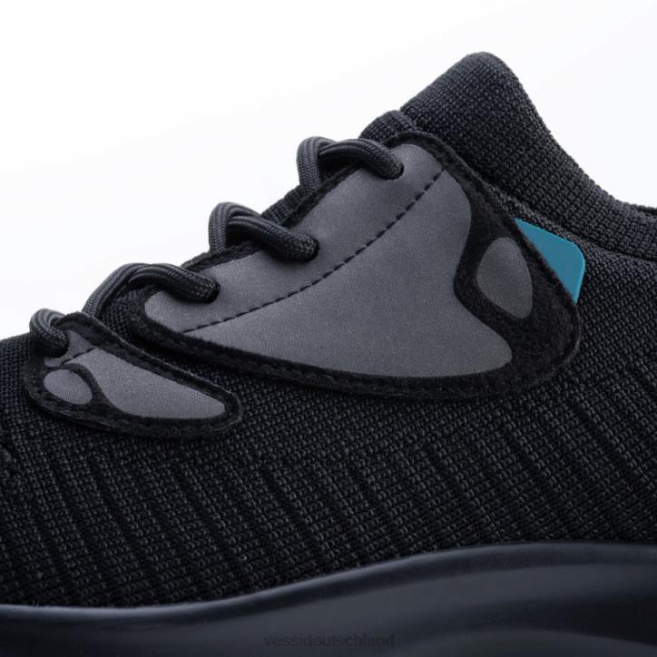 Luftiges Schwarz auf Schwarz Vessi Alltagsbewegung – luftiges Schwarz auf Schwarz B4JF231