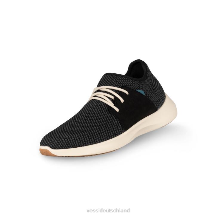 Mitternachtsschwarz auf gebrochenem Weiß Vessi Alltagsklassiker – Mitternachtsschwarz auf gebrochenem Weiß B4JF251