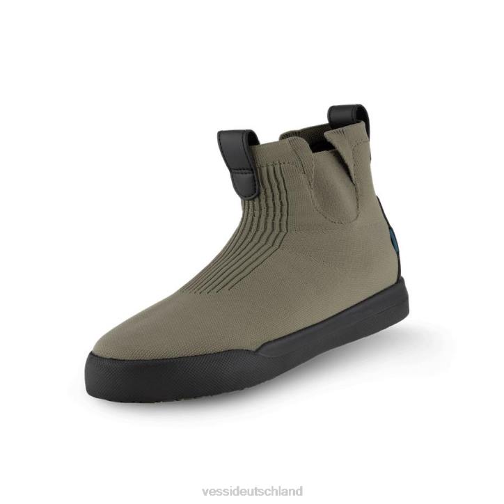 Waldgrün auf Schwarz Vessi Weekend Chelsea – Waldgrün auf Schwarz B4JF312