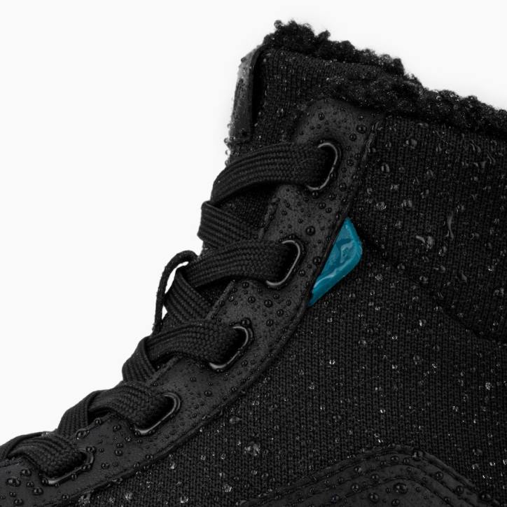 Asphaltschwarz Vessi Alta High Top – Asphaltschwarz B4JF103