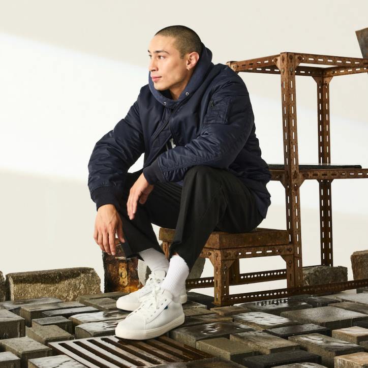 Elfenbeinweiß Vessi Soho-Sneaker – Elfenbeinweiß B4JF112