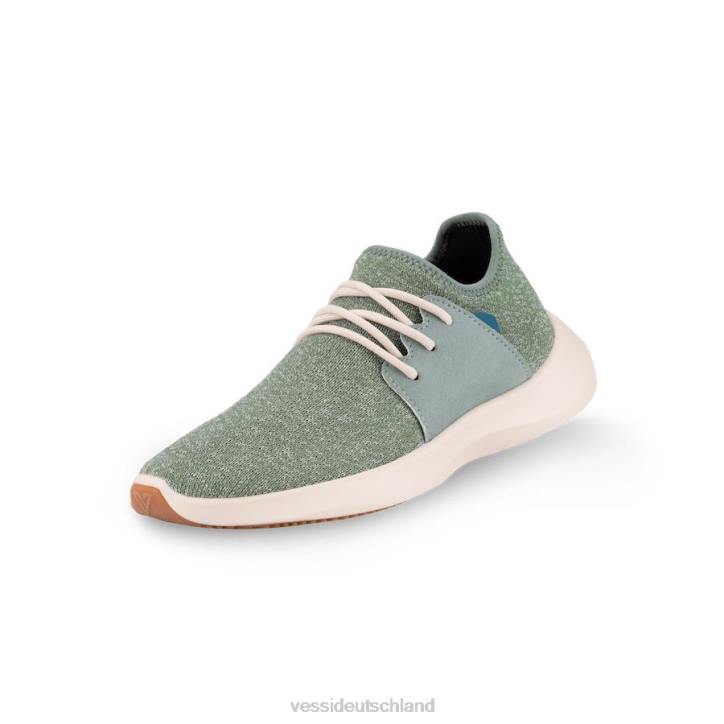 Feigengrün auf gebrochenem Weiß Vessi Alltagsklassiker – Feigengrün auf gebrochenem Weiß B4JF145