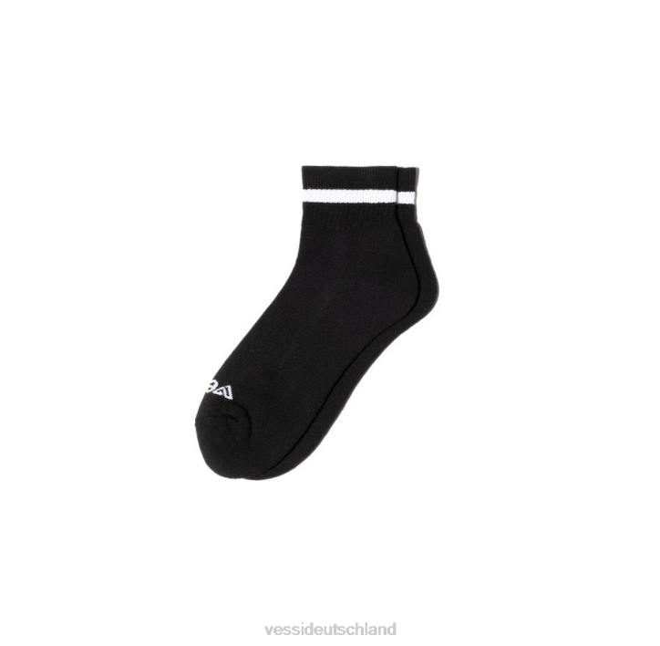 Grau, Schwarz, Weiß, Rosa auf Weiß, Türkis auf Weiß, Lila auf Weiß Vessi Mid-Crew-Socken B4JF5