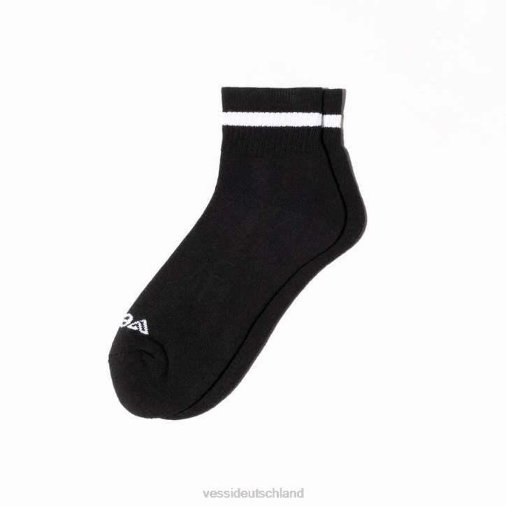 Grau, Schwarz, Weiß, Rosa auf Weiß, Türkis auf Weiß, Lila auf Weiß Vessi Mid-Crew-Socken B4JF5