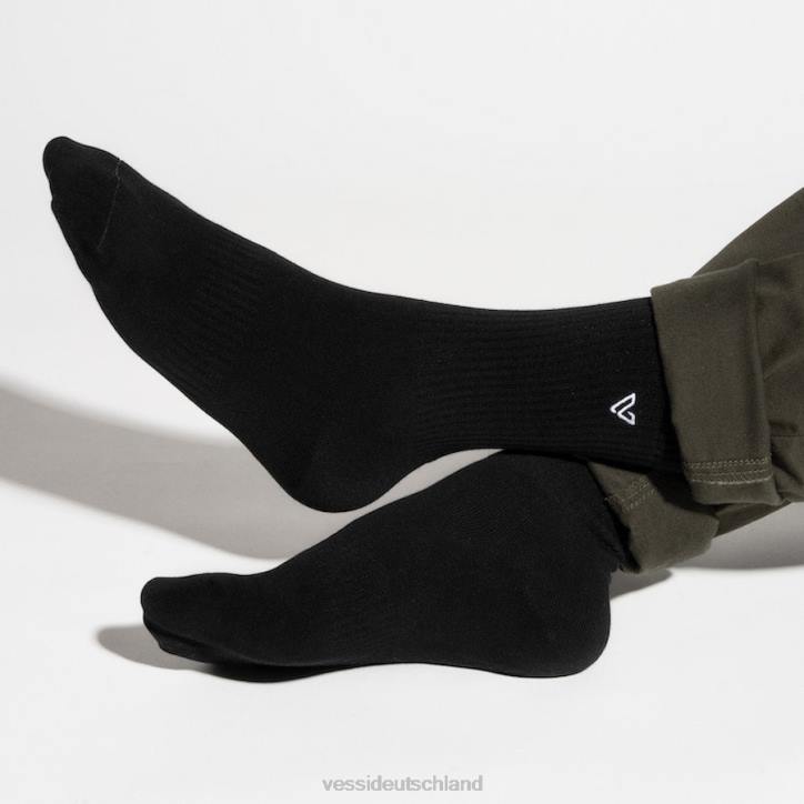 Schwarz, Weiß, Mondneujahr 2024 Vessi Lifestyle-Crew-Socken B4JF4