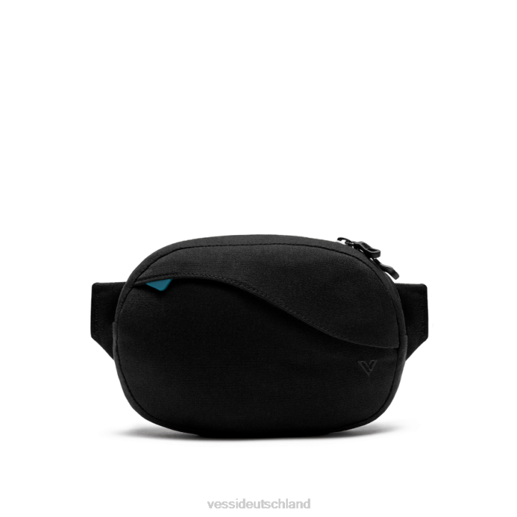 Tiefschwarz, Fichtengrün, Quarzit, Limewash Vessi Shoreline-Gürteltasche B4JF3