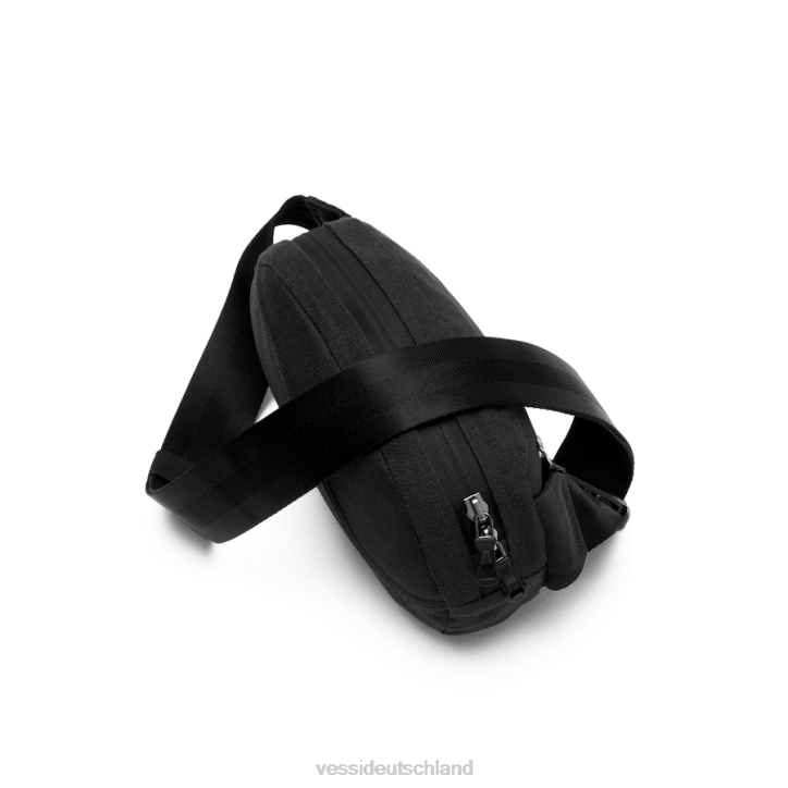 Tiefschwarz, Fichtengrün, Quarzit, Limewash Vessi Shoreline-Gürteltasche B4JF3