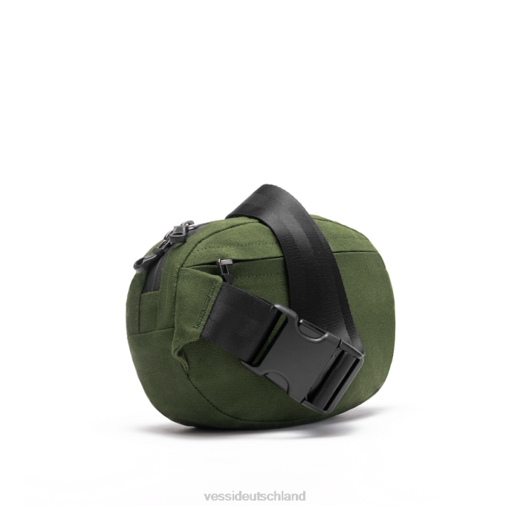 Tiefschwarz, Fichtengrün, Quarzit, Limewash Vessi Shoreline-Gürteltasche B4JF3